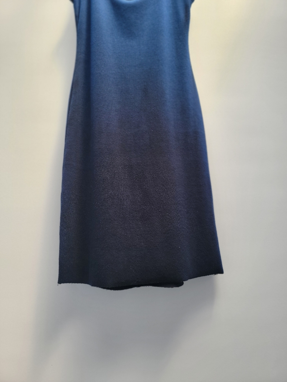 Cotton Citizen Verona Blue Arctic Ribbed Tank Dress Size Small Black Ombre Edgy - Picture 5 of 16
